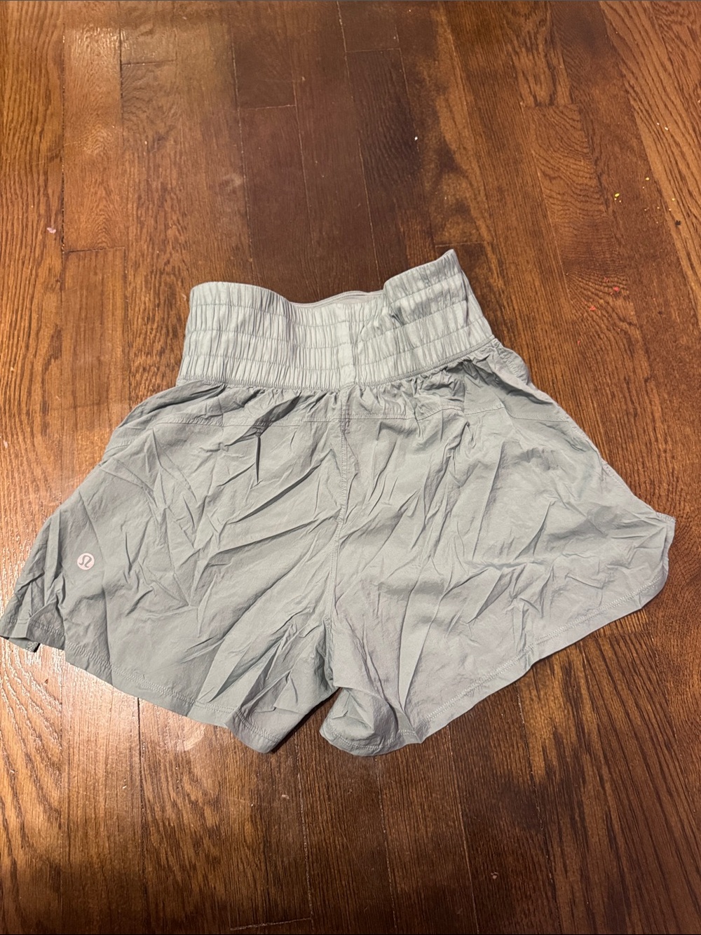 lululemon athletica Light Gray High-Rise Athletic Shorts
